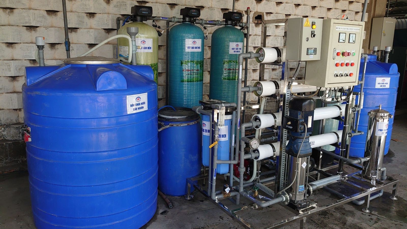 CÔNG TY SEN VÀNG VIỆT NAM - Dự án cải tạo nâng cấp hệ thống RO-DI 1000 lít/giờ  2