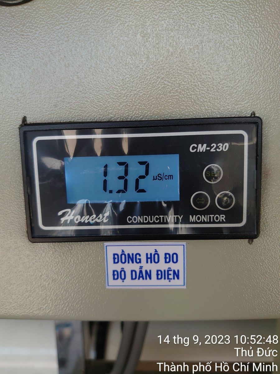 CÔNG TY SEN VÀNG VIỆT NAM - Dự án cải tạo nâng cấp hệ thống RO-DI 1000 lít/giờ  22