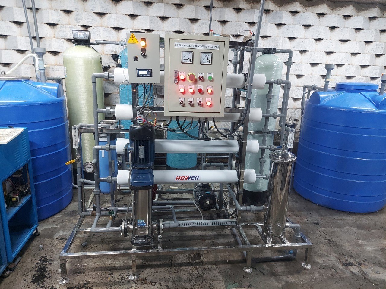 CÔNG TY SEN VÀNG VIỆT NAM - Dự án cải tạo nâng cấp hệ thống RO-DI 1000 lít/giờ 