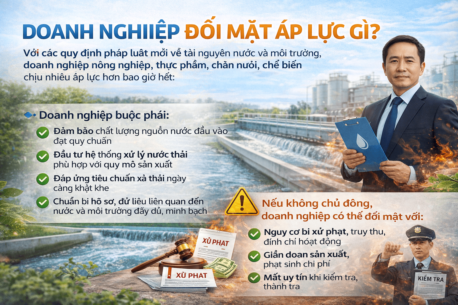 DOANH NGHIỆP ĐỐI MẶT ÁP LỰC GÌ?