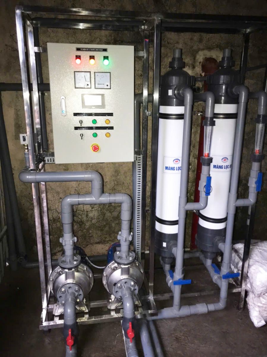 Hệ thống xử lý nước tổng, công suất 200m3ngày đêm