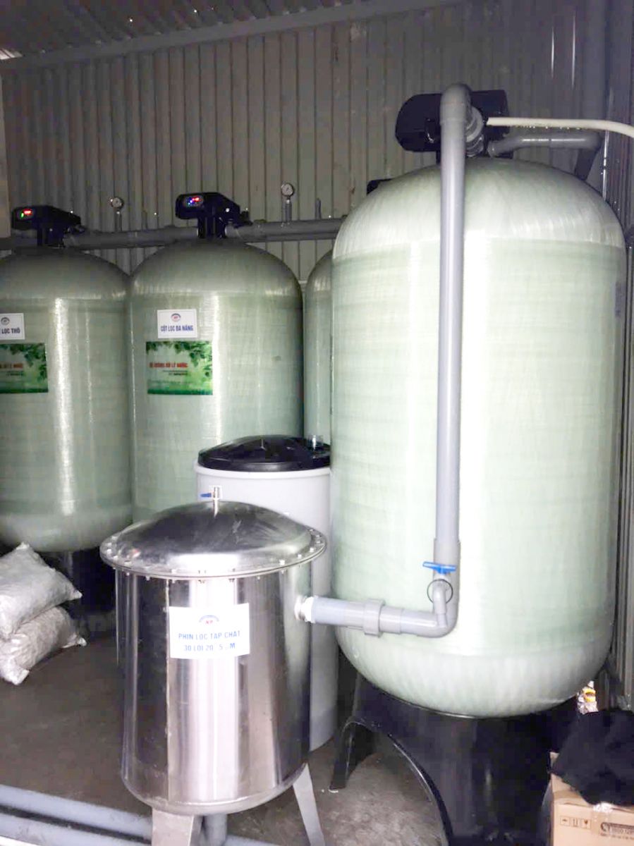 Hệ thống xử lý nước tổng, công suất 200m3ngày đêm