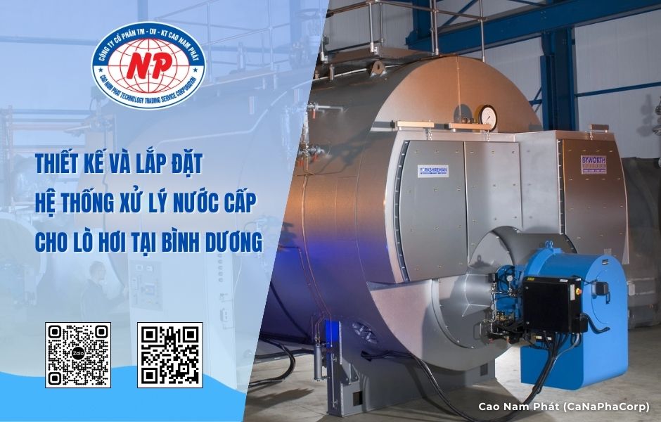 Thiết kế và lắp đặt hệ thống xử lý nước cấp cho lò hơi tại Bình Dương