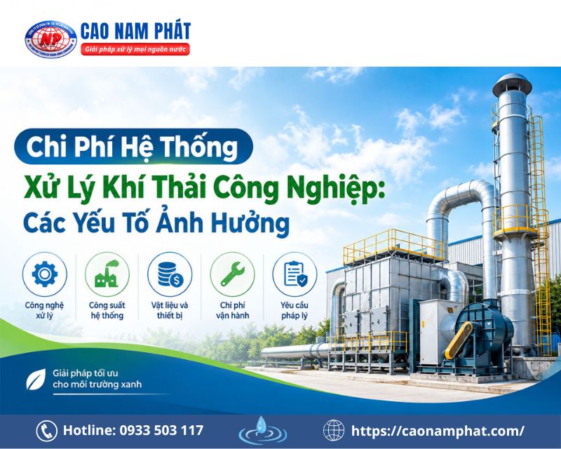 Chi phí hệ thống xử lý khí thải công nghiệp gồm những gì?