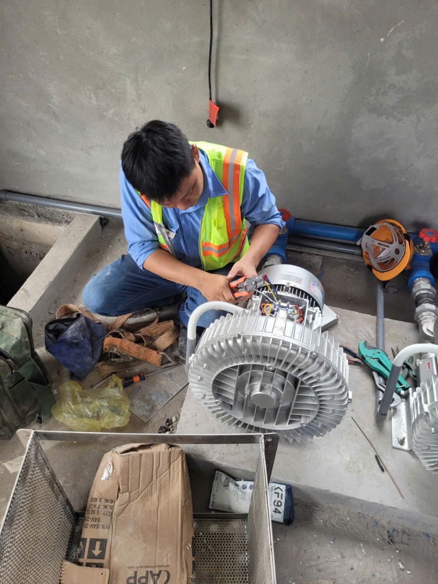 dự án hệ thống xử lý nước thải ATR Hải Dương