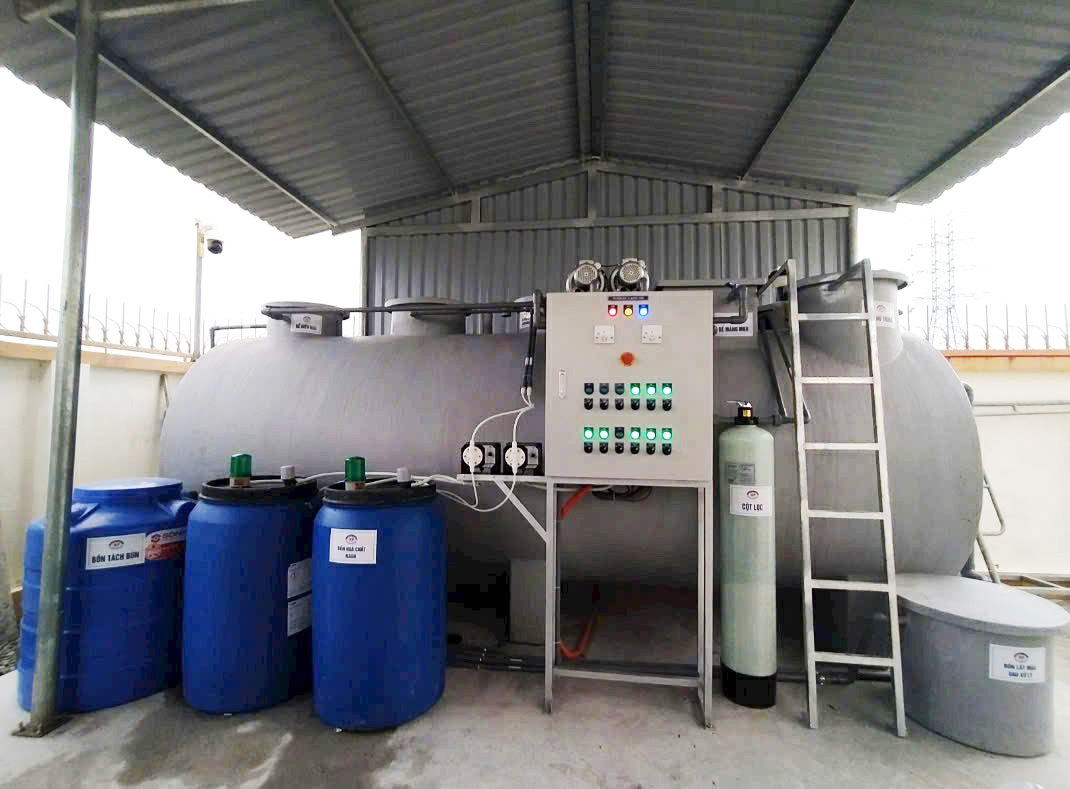 cụm xử lý nước thải 