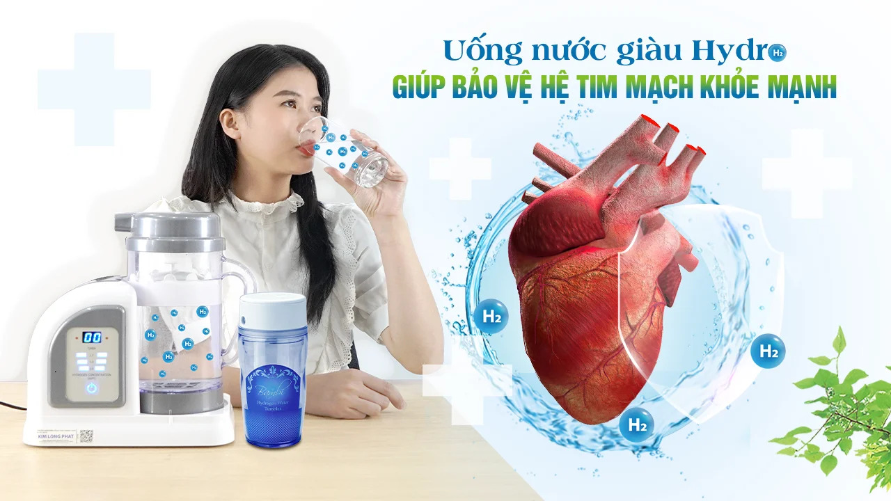 uống nước tốt cho tim mạch