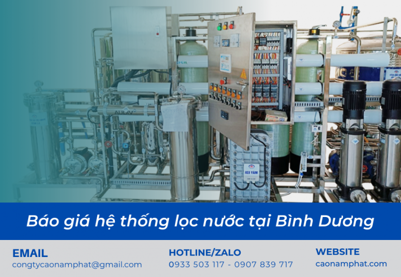 Báo Giá Hệ Thống Lọc Nước Tại Bình Dương