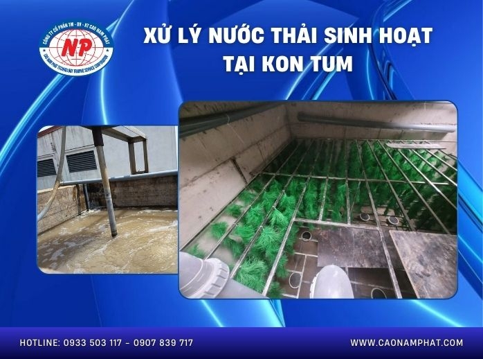 Dịch vụ xử lý nước thải sinh hoạt tại Kon Tum