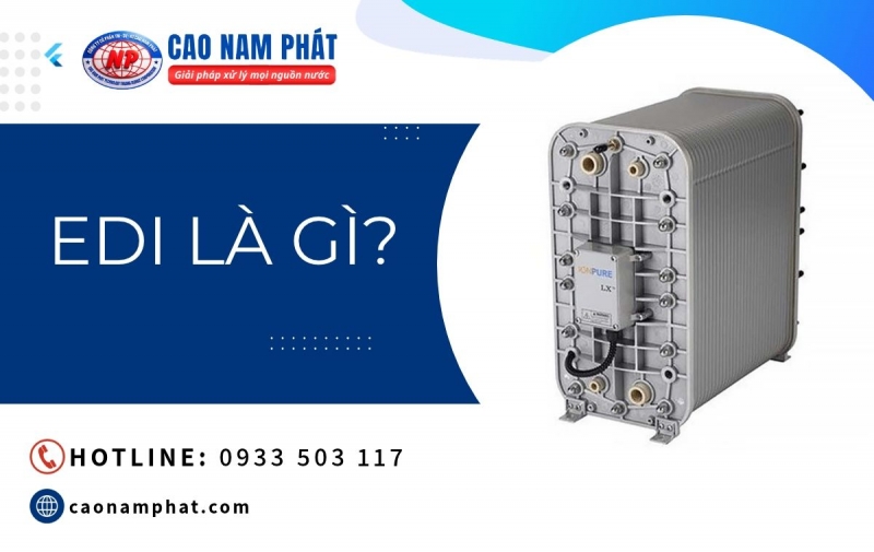 EDI là gì? Nguyên lý khử ion bằng điện trong sản xuất nước siêu tinh khiết