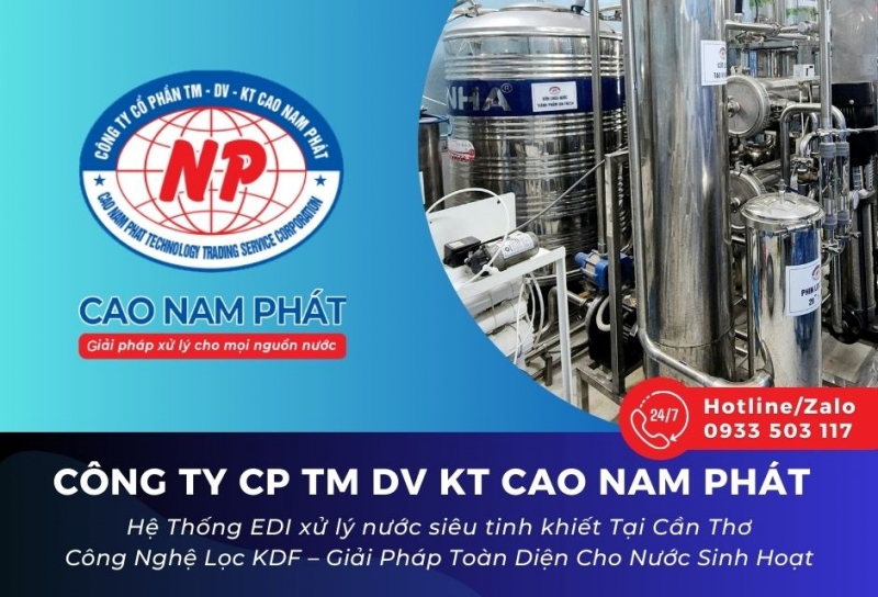 Hệ Thống Lọc Nước RO EDI Tại Cần Thơ