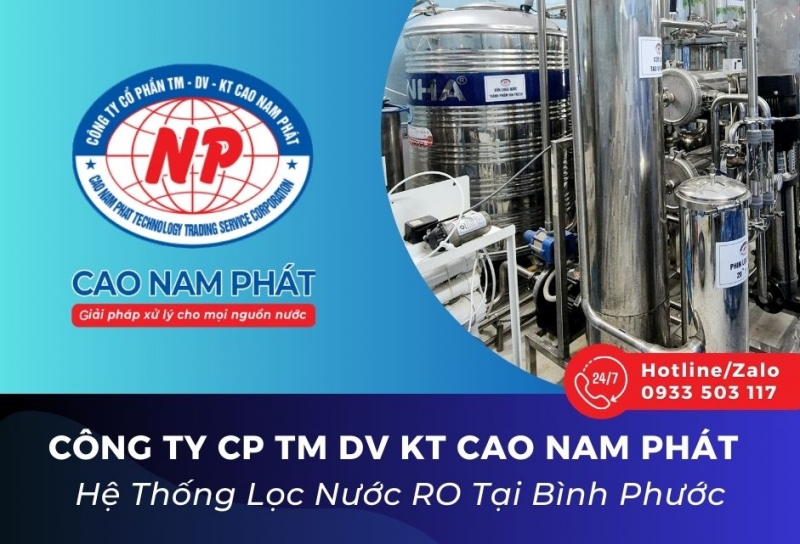 Hệ Thống Lọc Nước RO Tại Bình Phước – Giải Pháp Nước Sạch, An Toàn, Tiết Kiệm