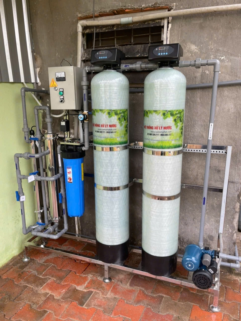 Hệ thống lọc nước tổng đầu nguồn tại Vũng Tàu