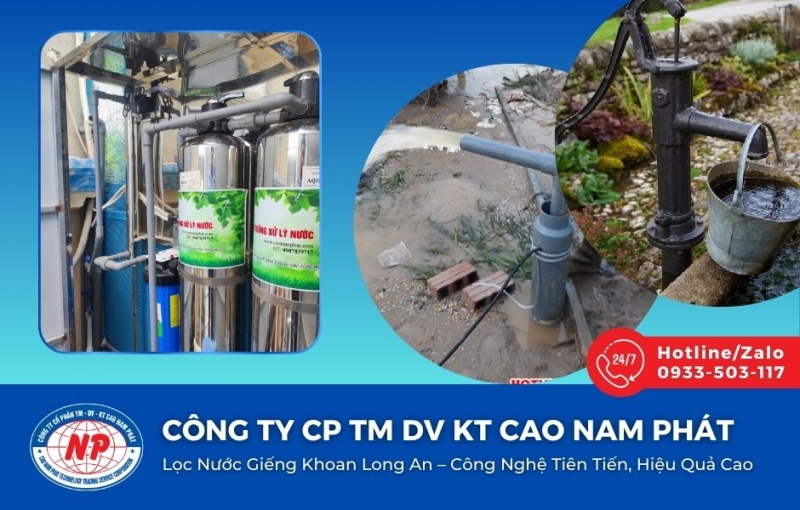Lọc Nước Giếng Khoan Long An – Công Nghệ Tiên Tiến, Hiệu Quả Cao