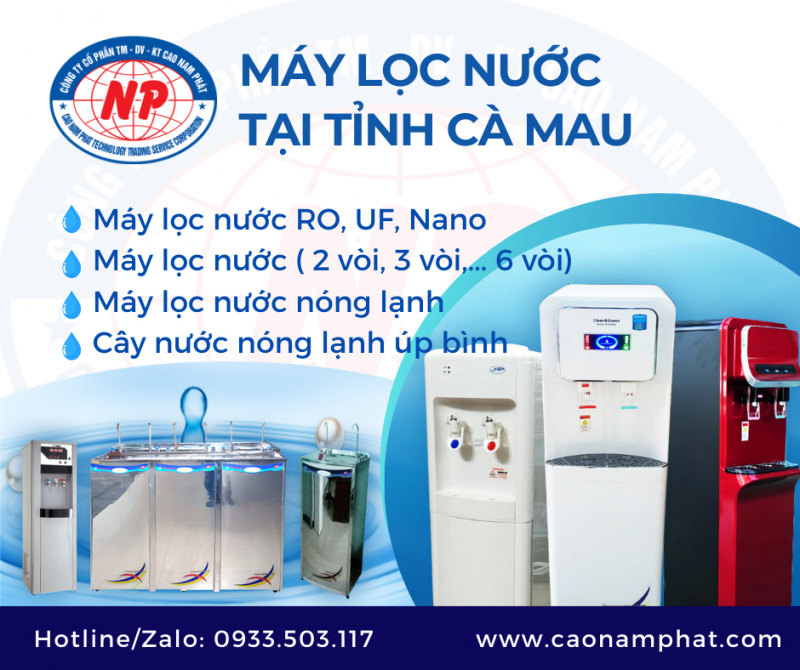 Máy lọc nước tại Cà Mau