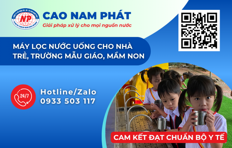 Máy lọc nước Uống Cho Nhà Trẻ, Trường Mẫu Giáo, Mầm Non 