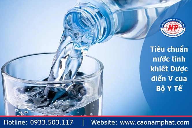 Tiêu chuẩn nước tinh khiết Dược điển 5 của Bộ Y Tế