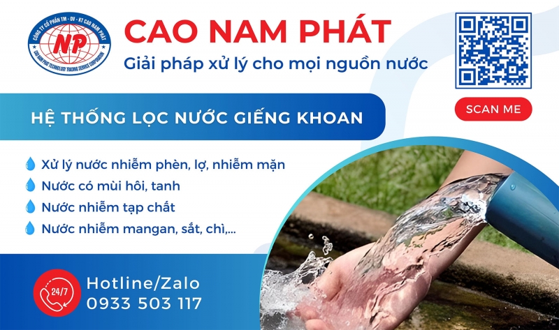 Hệ Thống Lọc Nước Giếng Khoan, nhiễm phèn