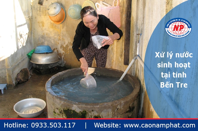Xử lý nước ở Bến Tre - Hotline: 0933 503 117