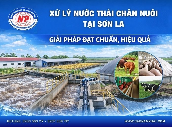 Xử lý nước thải chăn nuôi tại Sơn La