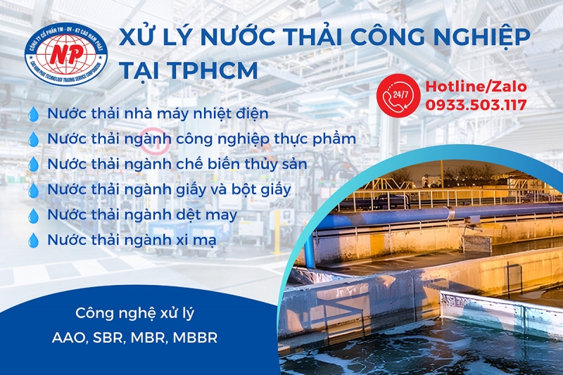 Hệ thống xử lý nước thải công nghiệp tại TPHCM