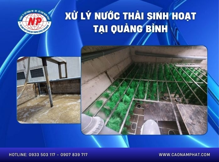 xử lý nước thải sinh hoạt tại Quảng Bình