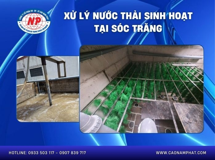 xử lý nước thải sinh hoạt tại Sóc Trăng