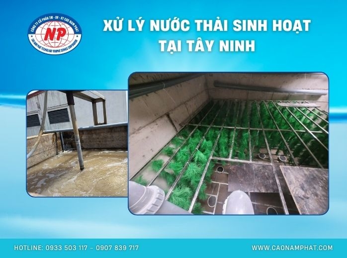 xử lý nước thải sinh hoạt tại tây ninh