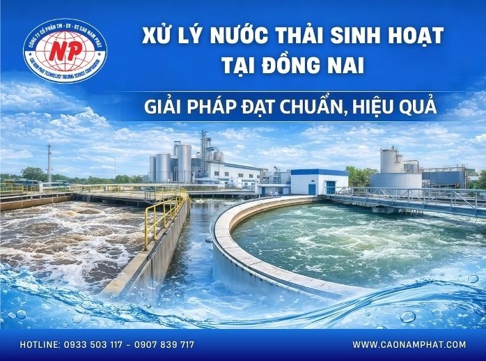 Xử lý nước thải sinh hoạt tại Đồng Nai – Giải pháp hiệu quả & bền vững