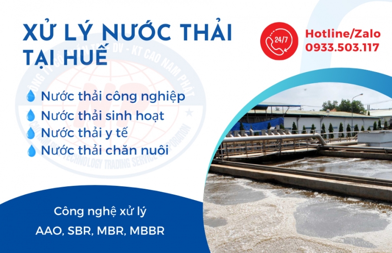 Hệ Thống Xử Lý Nước Thải Tại Huế - Hotline 0907 839 717