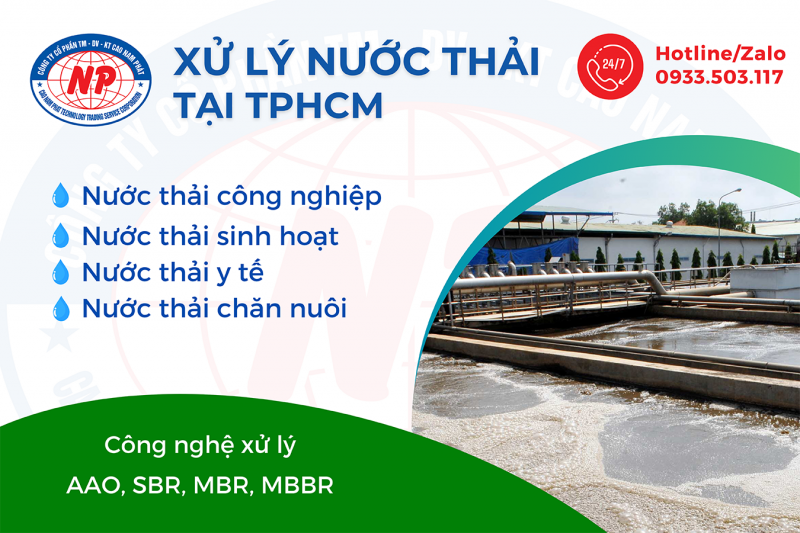 Xử Lý Nước Thải tại TPHCM, Bình Dương, Đồng Nai