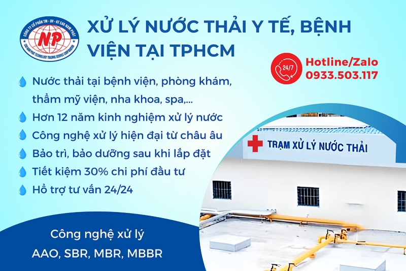 Xử lý nước thải y tế tại TPHCM