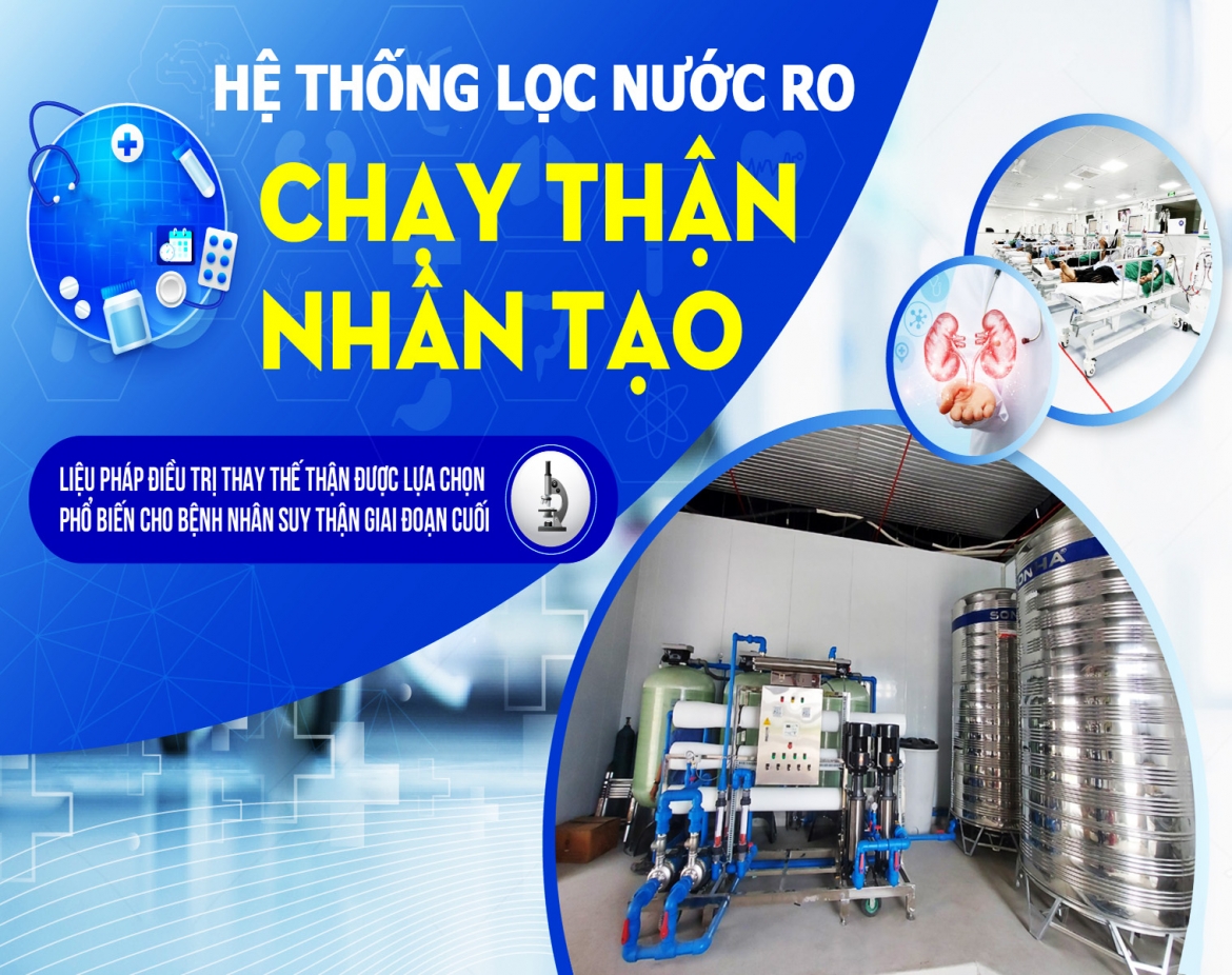 Hệ thống lọc nước RO chạy thận nhân tạo