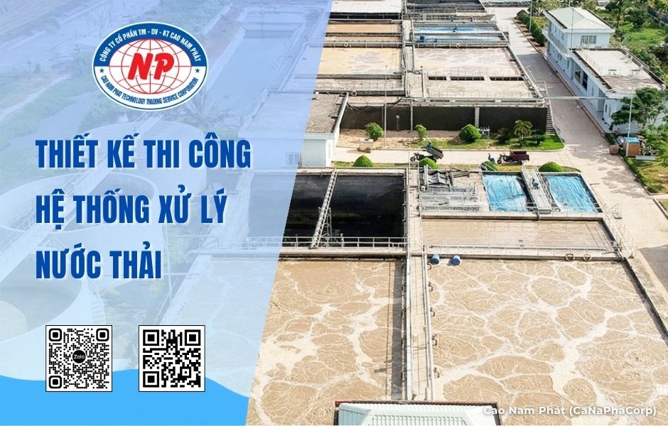Thiết kế thi công hệ thống nước xử lý nước thải
