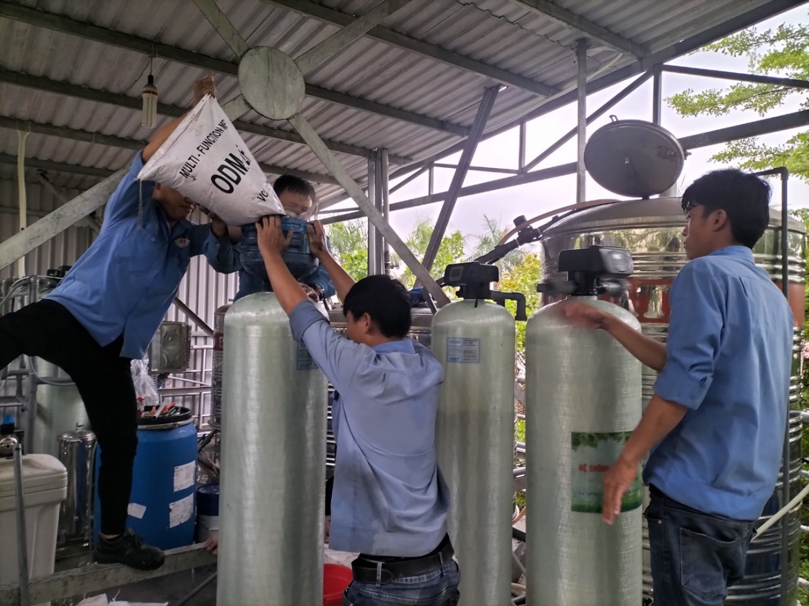 Hệ thống lọc nước RO ngành giặt là