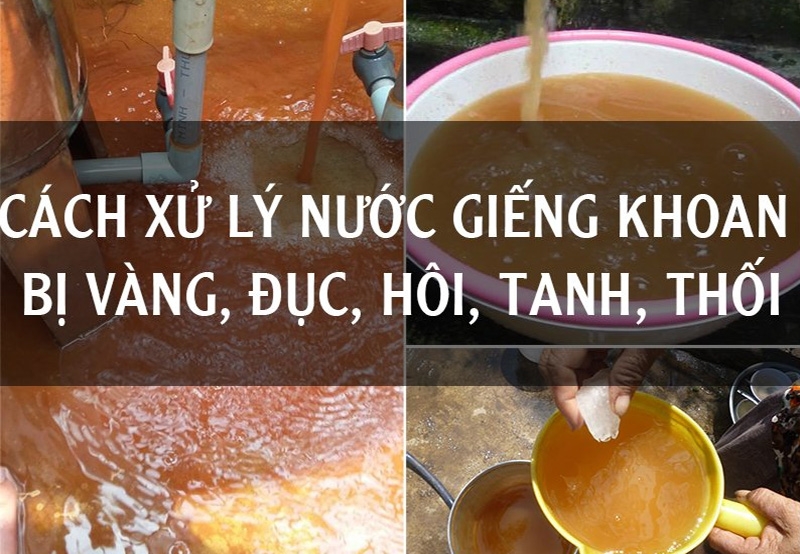 Xử lý nước giếng khoan nhiễm lợ, nhiễm mặn